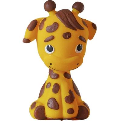 Brinquedo para Cachorro em Látex Bene Casa Bichinho Encanto Girafa Pequeno e Médio 12cm 1 Unidade