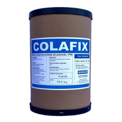 Cola PVA Branca Colafix 1102 para Papelão e Madeira 10kg Uso Industrial Borlen Brasil