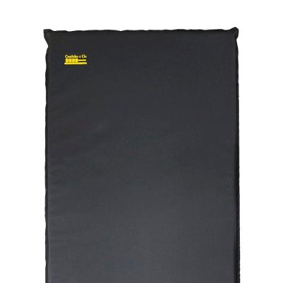 Colchonete Bagum D80 90x50cm para Academia Ginástica Yoga Pilates Preto Caneleira e Cia