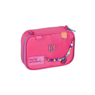 Estojo Escolar OEM Rebecca Bonbon 2025 Box Pens para 36 Lápis com Divisórias Rosa
