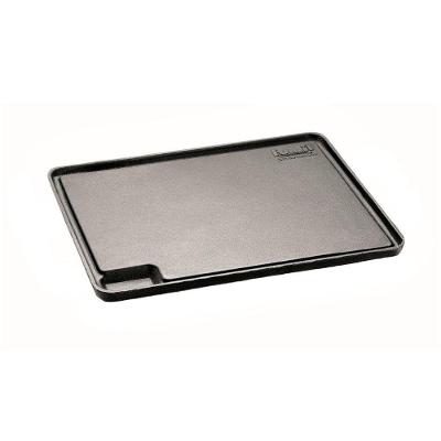 Chapa para Petisco Retangular 28x23cm em Ferro Fundido para Fogão e Churrasqueira Panela Mineira