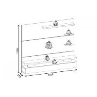 Painel para TV Greco até 55 Polegadas Off White/Demolição - DJ Móveis - 4