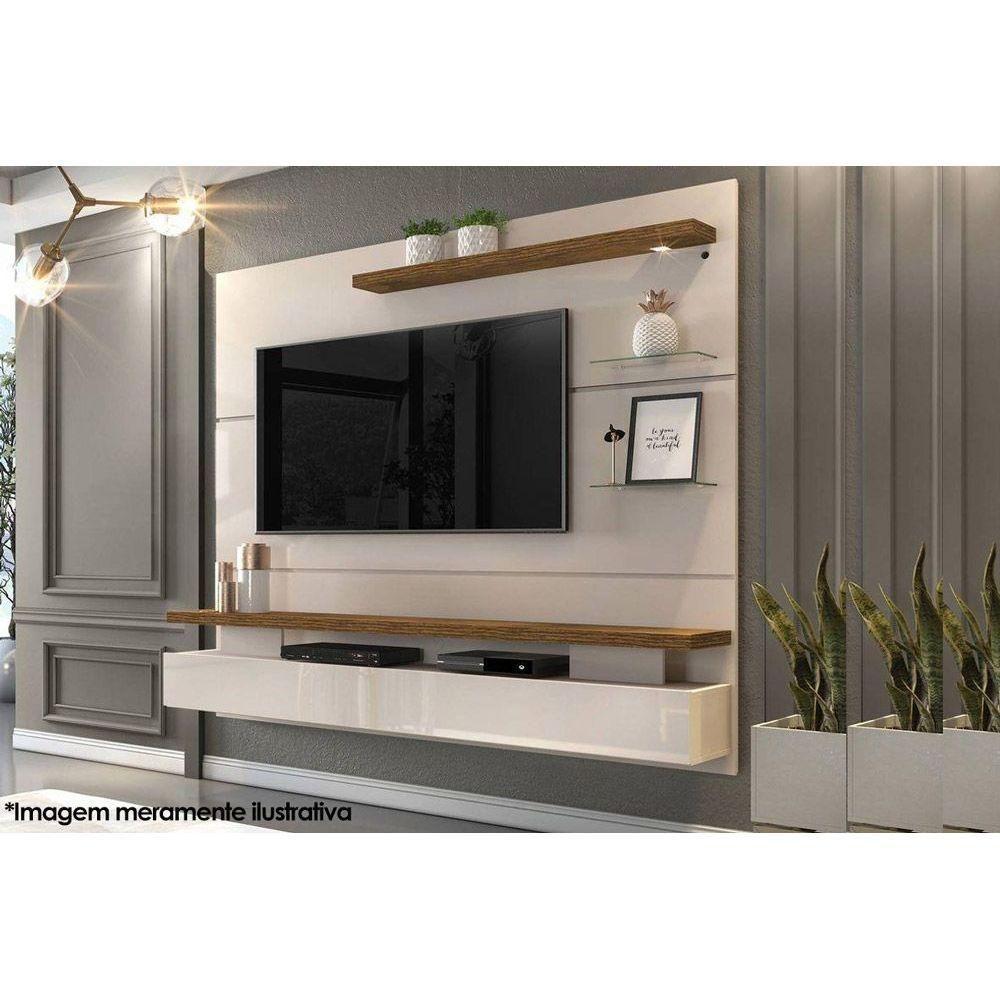 Painel para TV Greco  até 55 Polegadas Off White/Demolição - DJ Móveis - 1