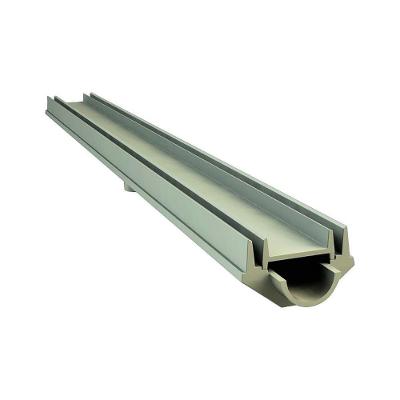 Grelha Invisível Oculta Rebaixada 3277GDA com Caixa Coletora Bege 100x8cm GDA Industria