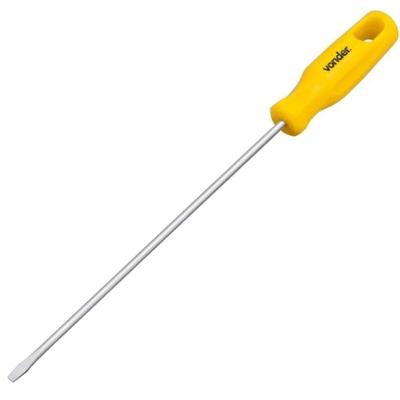 Chave de Fenda 1-8" X 6" 3070218600 com Ponta Magnetizada Cabo Amarelo Vonder