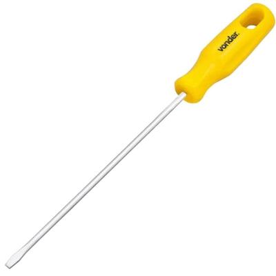 Chave de Fenda 1-8" X 5" 3070218500 Ponta Magnetizada Cabo Amarelo Vonder