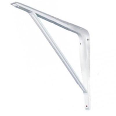 Cantoneira Mão Francesa 8x10 com Reforço para Prateleira Branco Epóxi Fercar Metalúrgica