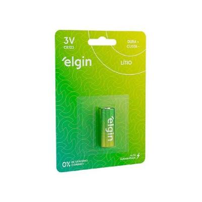 Bateria Alcalina 3V Elgin para Controles Remotos Brinquedos Dispositivos Médicos e Segurança