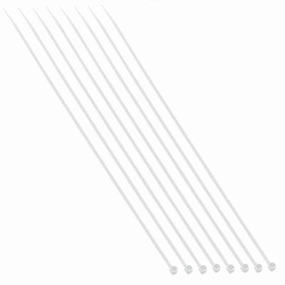 Abraçadeiras de Nylon 3,6x250mm 100 Unidades 8632 Branco para Fios e Cabos Brasfort