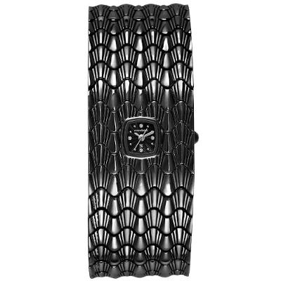 Relógio Bracelete Feminino 33046LPMVPM3 Analógico Aço Inox Preto Mondaine Sabrina Sato