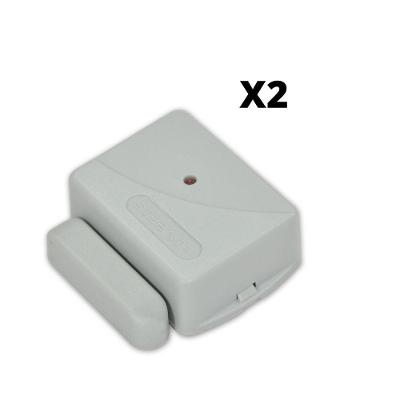 Kit 2 Sensor Magnético sem Fio para Alarme 433,92 Mhz com Bateria Hombrus
