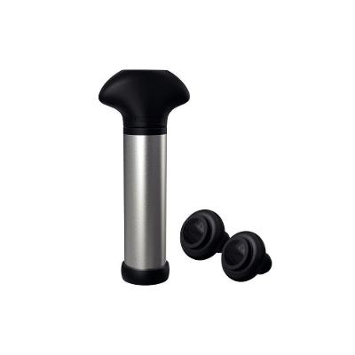Jogo para Vinhos Harmoniza com Bomba de Vácuo e Tampas em Aço Inox e ABS Preto Tramontina
