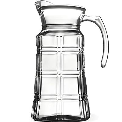 Jarra de Vidro FUT158 1,8L com Tampa Relevo Geométrico Transparente Futuro Kids