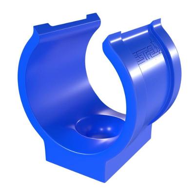 Abraçadeira para Tubo 1 em Pvc de Impacto Modelo 2020 Azul com Fixação Rápida Estrela