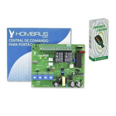 Placa para Motor de Portão PCH-101 Central de Comando 110V a 220V Hombrus