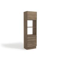 Paneleiro De Cozinha Maxxi G750 C/ 1 Porta E 3 Gavetas 70cm Nogal - Kappesberg - 1