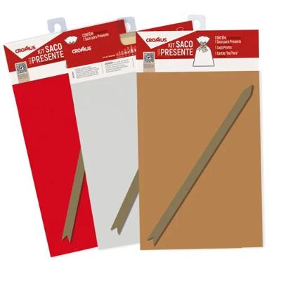 Kit Saco de Presente Liso 30x44cm 1 Unidade Colorido 350609 Cromus