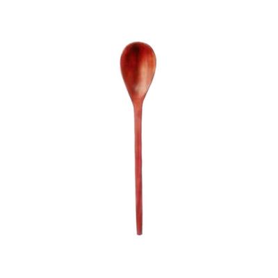 Colher de Pau Modelo Intermediária 33cm em Madeira para Mexer e Misturar Preparos na Cozinha