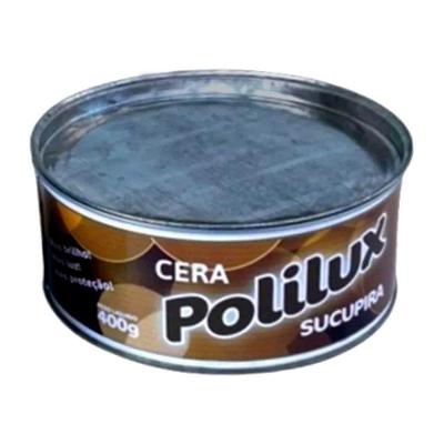 Cera Pastosa para Móveis de Madeira Polilux Sucupira 400g Rig Fundidos