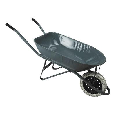 Carrinho de Mão 465MSUL Aço Carbono Pneu Maciço Chapa 24mm 60L Minasul