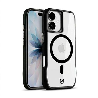 Capa para Iphone 17 Gshield Octacore Magsafe Proteção Reforçada Traseira Translúcida Preto
