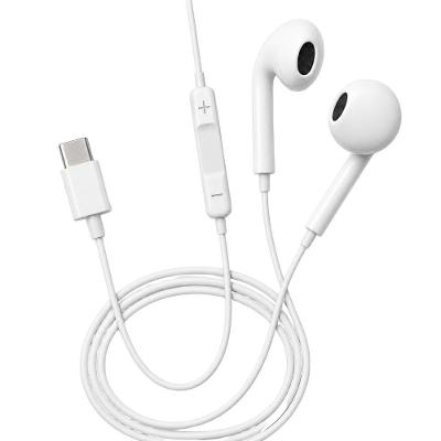 Fone de Ouvido com Fio Usb-C MDM Classic Isolamento Passivo de Ruído Branco
