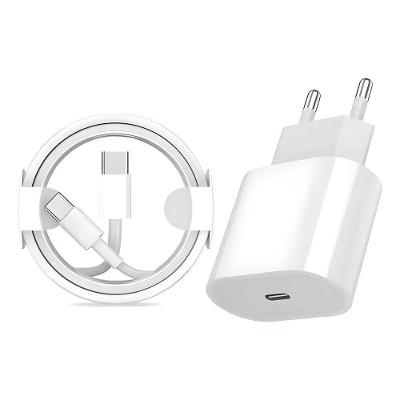 Fonte Usb-C MDM Power Delivery Universal com Cabos Tipo C e Lightning Branco