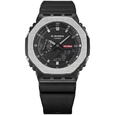 Relógio Masculino G-Shock GM-2100BM-1ADR Analógico e Digital Pulseira Plástica Preto Casio