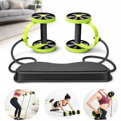 Roda Abdominal Revoflex Xtreme com Elásticos para Treino Completo em Casa