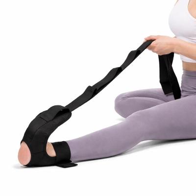 Faixa Elástica de Alongamento 135cm com 7 Níveis para Yoga Pilates Fisio Preto Yeet