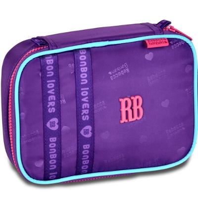 Estojo Baú Escolar Clio Style Rebecca Bonbon Urban Mix RB26226 1 Compartimento Roxo