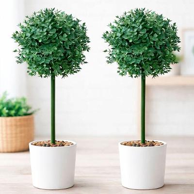Planta Artificial Decorativa Buchinho Decorativo Kit 2 Peças Verde 80cm para Ambiente Interno