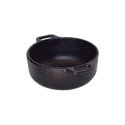 Molheira Ferro Fundido Servir Porções Pestiscos Gourmet 8cm com Alças Rig Fundidos