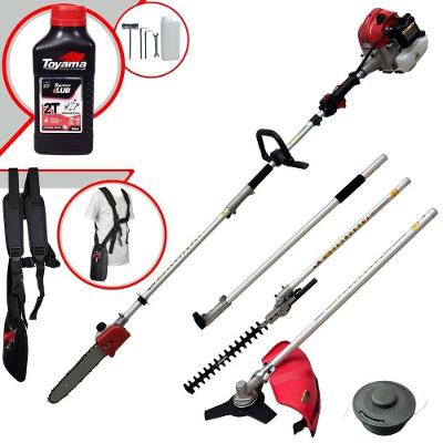 Aparador de Cerca Viva e Roçadeira TBC43MT 42,7cc 1,8HP com Óleo FG50 Extra Toyama
