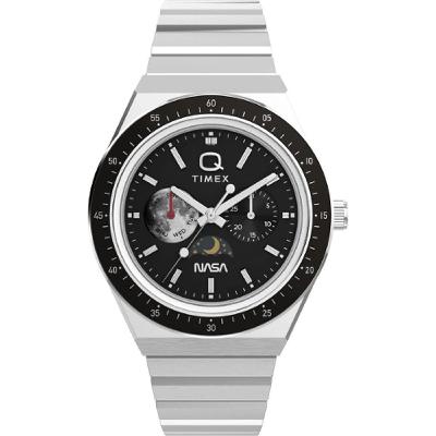 Relógio Masculino Q Nasa TW2Y56700 Analógico Aço Inox Iconnect By Timex