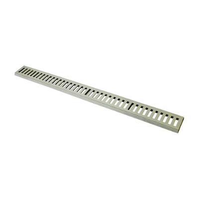 Ralo Grelha Linear com Caixilho 3301GDA em Alumínio Fundido Bege GDA Industria e Distribuidora