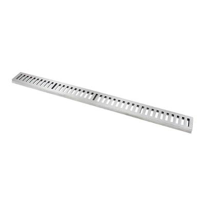 Ralo Grelha Linear com Caixilho 7013GDA em Alumínio Polido 15x100cm GDA Industria e Distribuidora