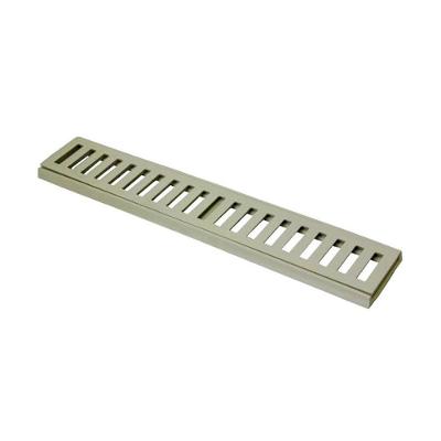 Ralo Grelha Linear com Caixilho Alumínio Fundido 15x50cm Bege GDA Industria e Distribuidora