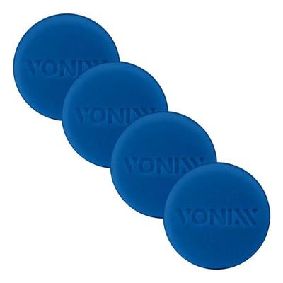 Kit 4 Aplicadores para Cera Couro e Pneus Automotivos Formato Anatômico Vonixx