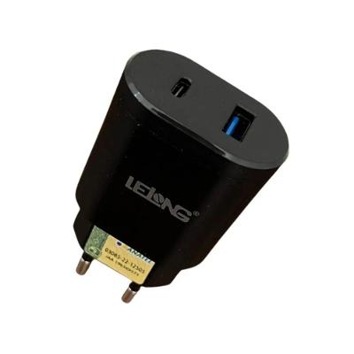 Carregador de Celular MDM 20W Rápido Tipo C e Lightning Branco com 1 Unidade