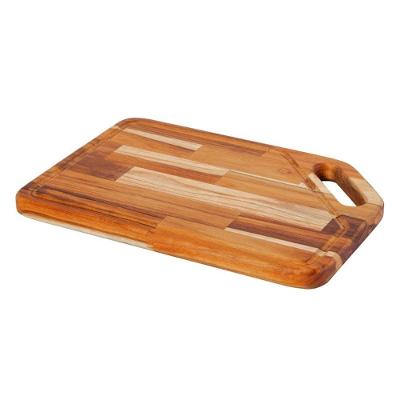 Tábua de Corte Chanfrada 25x35cm em Madeira para Cozinha Marrom Libaneza