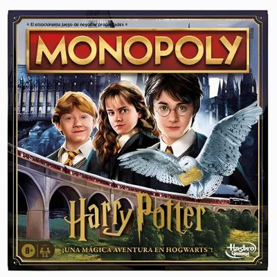Jogo de Tabuleiro Monopoly Harry Potter com Componentes do Universo de Hogwarts Hasbro