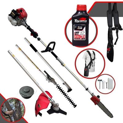 Roçadeira Lateral Multifuncional 4 em 1 TBC43MT 42,7cc 1,8HP com Tubo Extensor 1,2L Toyama