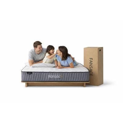 Colchão Casal Elegance Mola Ensacada Sense Motion 138x188x26cm Cinza Fansace
