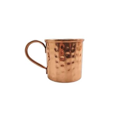 Caneca para Drinks 008J-M.Arte Moscow Mule Martelada em Cobre Alça Bronze 350ML