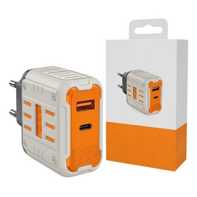 Carregador Rápido MDM Duas Portas Usb C Usb com Cabo Tipo C Incluso