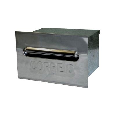 Caixa de Correio para Cartas Galvinox Embutir 20x21x12cm Prata Metalmig