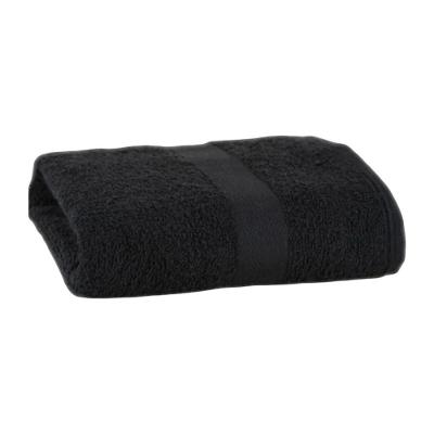 Toalha de Rosto Avulsa Felpuda Linha Salao Profissional 44cmx75cm 100% Algodão Preto Margex