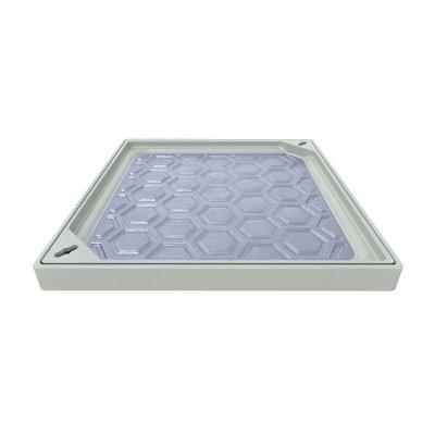 Tampão Simples com Rebaixo para Passagem e Inspeção TPR01BESPM Bege 30x30cm