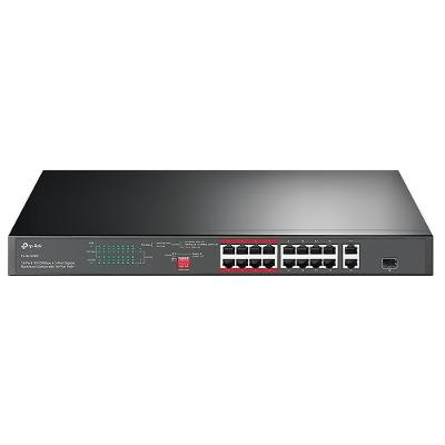 Switch Poe Gerenciável TL-SL1218P 16 Portas 10-100Mbps 2 Gigabit 1 SFP TP-Link